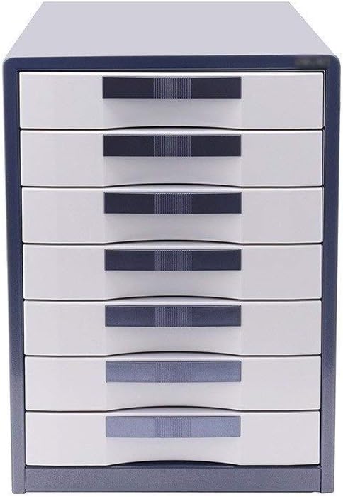 Amazon Com Bxwjg Lateral File Cabinet Lockable 7 Drawer Desktop File Cabinet Metal 12in14in16 4in Color B1 Home Kitchen