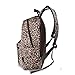 Douguyan Leopard Youth Backpack Lightweight Cheetah School Book Bag Girl Daypack Tan Leopard 133C