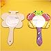10pcs Creative Toy Painting Kit DIY Art Crafts, Unfinished Natural Wood Mold Mirror Toy for Kids - Funny Painting Handmade Craft Toys Christmas Gifts for Girls Boy