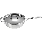 Le Creuset Stainless Steel Classic 3-Ply Chef's Pan, 3.5qt