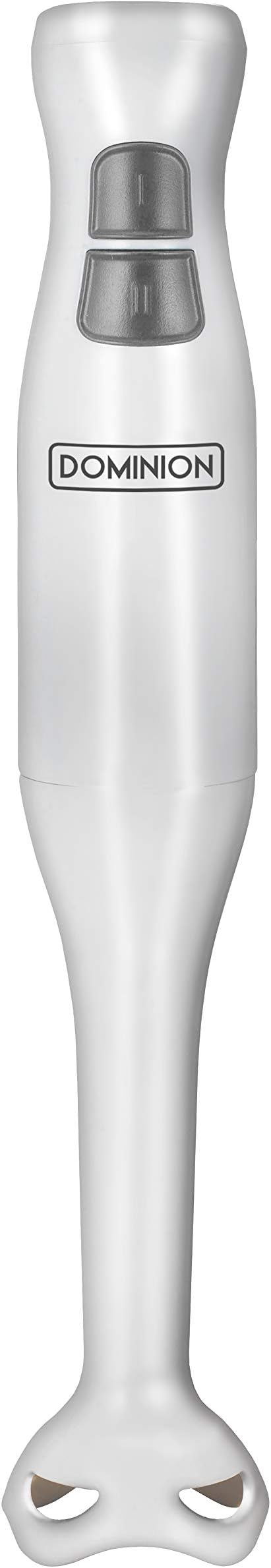 Dominion Electric Multi Purpose Immersion Stick Hand Blender, Powerful 180 Watt Ice Crushing 2-Speed Control One Hand Mixer, Removable Blending Stick for Easy Cleaning, White