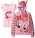 My Little Pony Girls' 2-Piece Set Pinky Pie Costume Hoodie and Tee