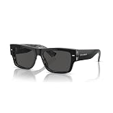Dolce & Gabbana Matte Black Avana Sunglasses For Men - Dark Green Lenses, 55/18/145, Non-Polarized - View #9