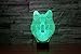 SUPERNIUDB Animal Wolf Decor 3D Night Light Table Desk Optical Illusion Lamps 7 Color Changing Lights