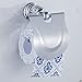 AUSWIND Modern Chrome Crystal Mental Bathroom Accessories Hardware Sets Wall Mounted 4 Pieces (Towel bar/Towel Hook/Towel Ring/Toilet Paper Holder)
