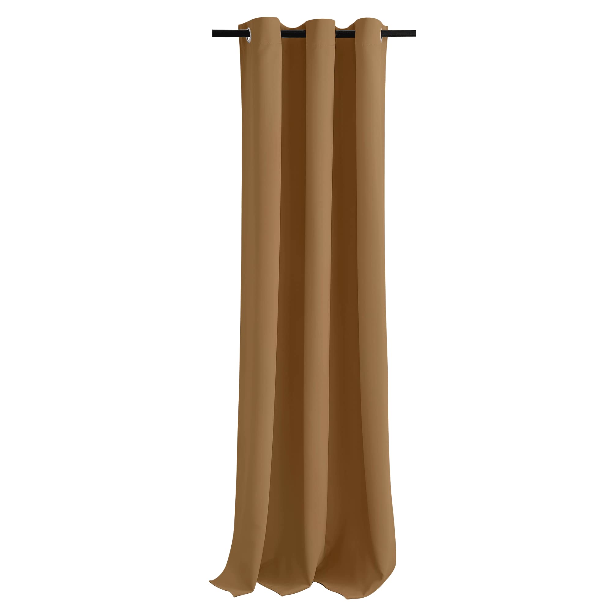 NICETOWN Door Curtain for Doorway Privacy, Curtains 144" Length, Room Divider Curtain Cover, Blackout Temporary Insulated Closet Curtain for Bedroom Closet (Gold Brown, 1 Panel, 12ft Tall x 5ft Wide) Image NICETOWN Door Curtain for Doorway Privacy, Curtains 144" Length, Room Divider Curtain Cover, Blackout Temporary Insulated Closet Curtain for Bedroom Closet (Gold Brown, 1 Panel, 12ft Tall x 5ft Wide) Image