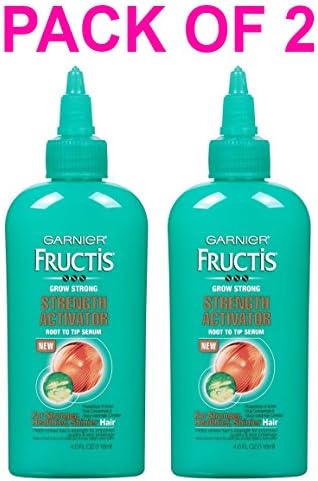 (Pack of 2) Garnier Fructis Grow Strong Strength Activator 4 Ounce (118ml) (2 Pack)