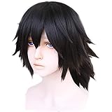 Demon Slayer Cosplay Wig Tomioka Giyuu Black Short Hair Japanese Anime Comic Costume Accessories Men Women Buy Online In Aruba Missing Category Value Products In Aruba See Prices Reviews