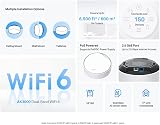 TP-Link Deco X50-PoE Wi-Fi 6 Mesh System 3 Pack AX3000 PoE 2.5Gbps 600m² White view 3