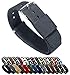 BARTON WATCH BANDS 24mm Smoke Grey Long Ballistic Nylon NATO® Style Straps