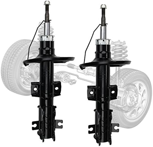 Yumy 2 pcs Front Right+Left Suspension Gas Strut Shock Absorber for Volvo 01-09 S60 / 00-07 V70 / 99-06 S80(Not Include Spring)