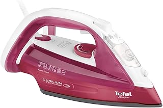 Tefal FV4920 Dampfbügeleisen Ultragliss | hervorragende Gleitfähigkeit | maximale Dampfverteilung | Eco-Modus | 2.400W | 140g/Min. Dampfstoß | Rot/Weiß