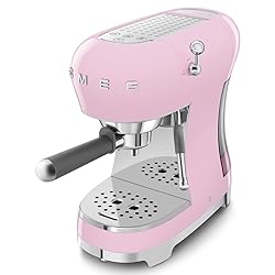 Smeg Manual Espresso Machine with Steam Wand, 15