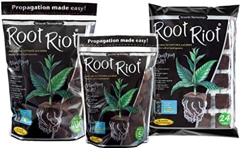 Root RiotPeat Based Cubes Rapid Root Development Propagation Hydroponics (Refill bag of 50)