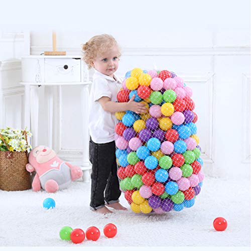 SYNTECSO Ball Pit Balls, Balls for Ball Pit Colorful Crush Proof Balls for Toddlers' Ball Pit Tent Playhouse Kiddie Pool Playpen Bounce House - Thumbnail 3