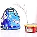 (Unicorn in Wonderland) 3.5MM Thick Neoprene Lunch Bag/Lunch Tote, Insulated | Stretchy | Reusable | Washable | Rugged Zipper | Great For Lunchboxes & Snacks By Selric