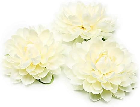 Amazon Weanty 造花 枯れない花 インテリア造花 ダリア菊 絹花 インテリア 飾り 撮影道具 生花みたい 飾り 6本セット 造花 オンライン通販