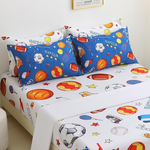 Twin Bed Sheets Set for Kids Extra Deep 13 Fitted