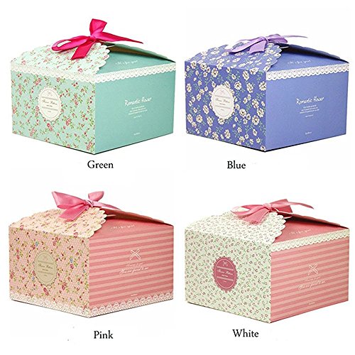 Chilly Gift Boxes, Set of 12 Decorative Treats Boxes, Cookies, Goodies, Candy and Homemade Soaps Gift Boxes for Christmas, Birthdays, Holidays, Weddings