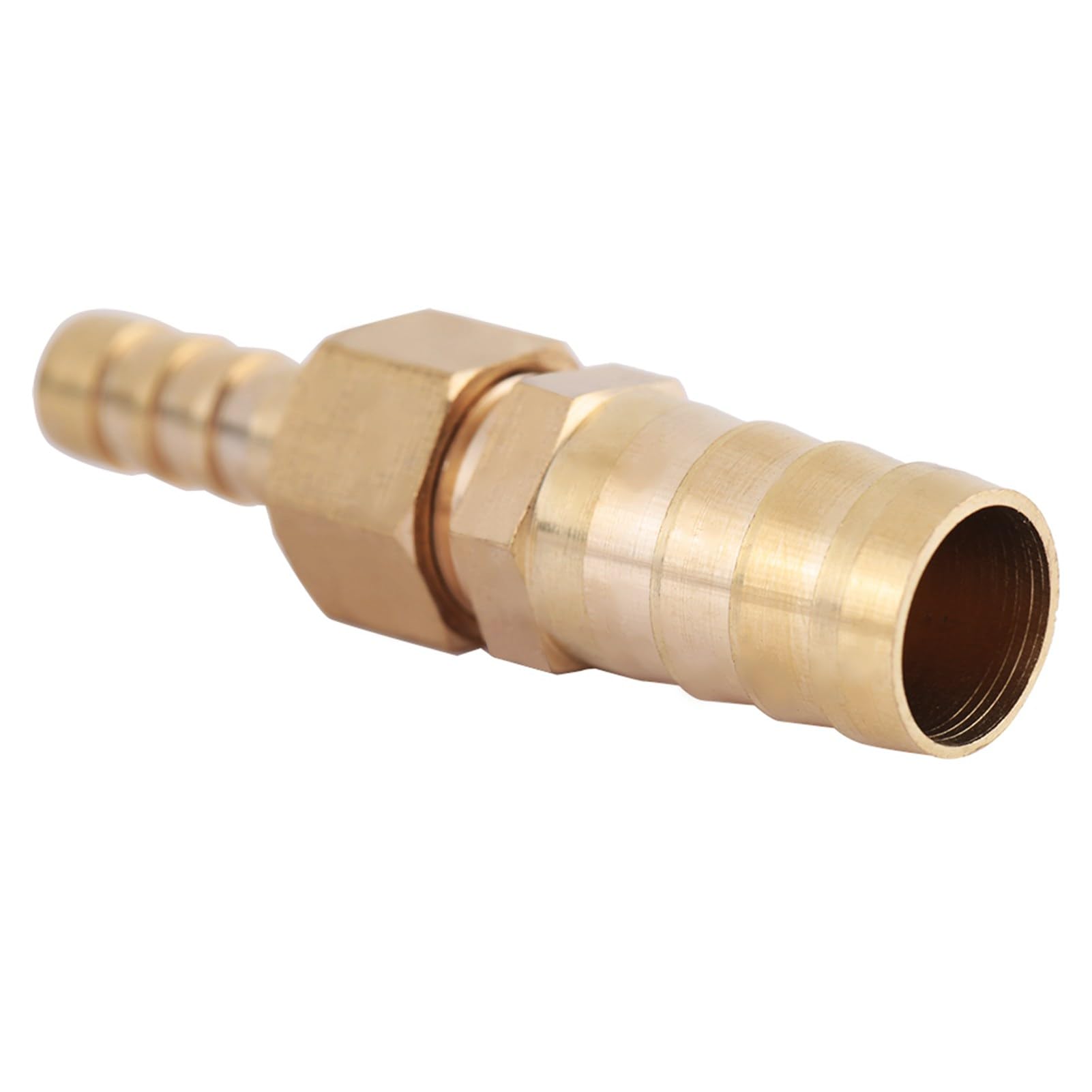 Brass Fitting Hose Barb Tail Reducer Plug Connector Straight Pipe Fitting Joint Components (8-16mm)