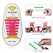 HYFAM Elastic Shoe Laces for Kids No Tie Shoelaces Waterproof Elastic Stretchy Silicone Tieless Shoe Laces for Sneakers Board Shoes Casual Shoes