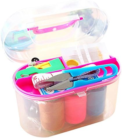 Thorn Sewing Kit Rust Needle And Thread Hand Measure Tape Scissor Lady Woman sewing Tool Kit Box DIY