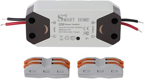 Telituny WiFi Smart Switch WiFi Circuit   WiFi Leistungsschalter Smart Control mit Fernbedienung und Schnellanschluss fr Alexa Home AC 90 250V