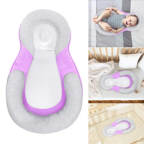 Mestron Portable Baby Bed Babies Head Support Pillow Newborn Baby