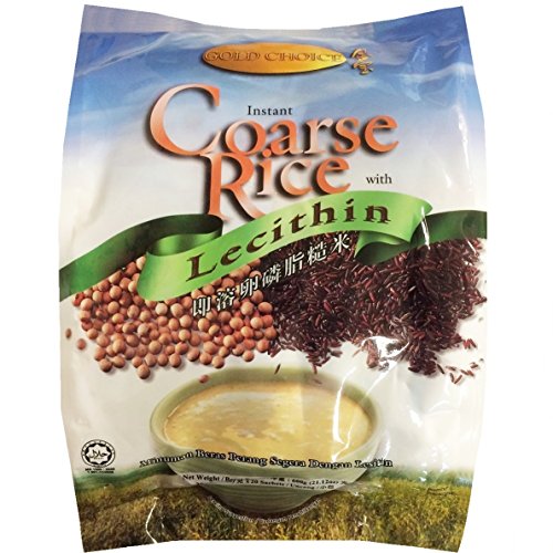 Gold Choice Instant Coarse Rice with Lecithin Premix, 30g × 20 Sachets