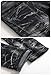 Men's Stylish Camo Straight Fit Stitching Moto Biker Black Jeans W32