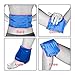 Large Reusable Ice Gel Pack for Injuries, Wrap Around Cold Pad for Back Pain Relief, Gel Ice Pack for Lumbar, Shoulder, Elbow, Knee, Hot Cold Compress from Swelling, Arthritis, Bursitis - 15'' x 7''