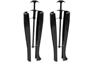 Boot Shaper Inserts, Plastic Shoe Tree for Knee High & Tall Boots, Boot Support Holder to Maintain Shape, Pair, Black