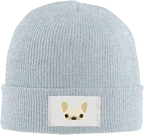 Customized French Bulldog Antic Unisex Fleece Winter Warm Cuff Long Beanie