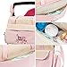 Animals Diaper Tote Bag 10pc, Pink Owls