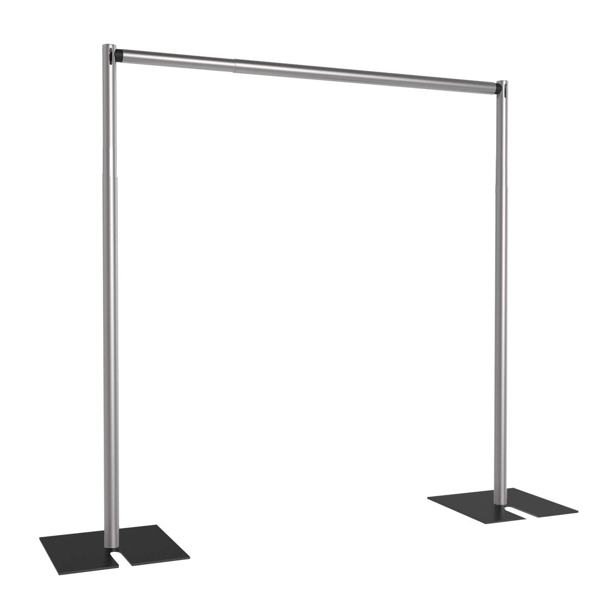 Photo 1 of Urquid Linen, (8' Tall x 10' Wide Kit) Pipe and Drape Backdrop Kit for Event Decoration, Backdrops, Photobooths, Tradeshow