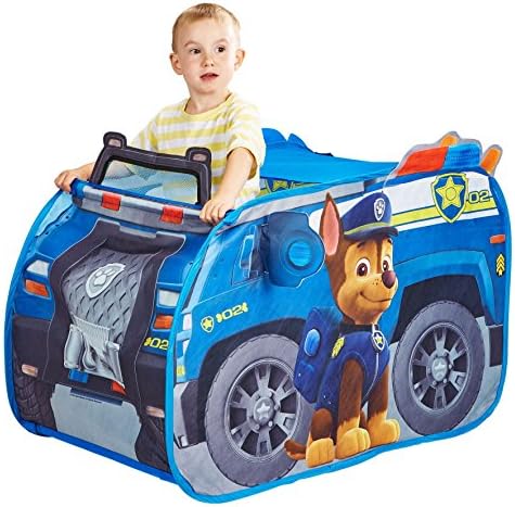 pop up paw patrol chase's truck play tent