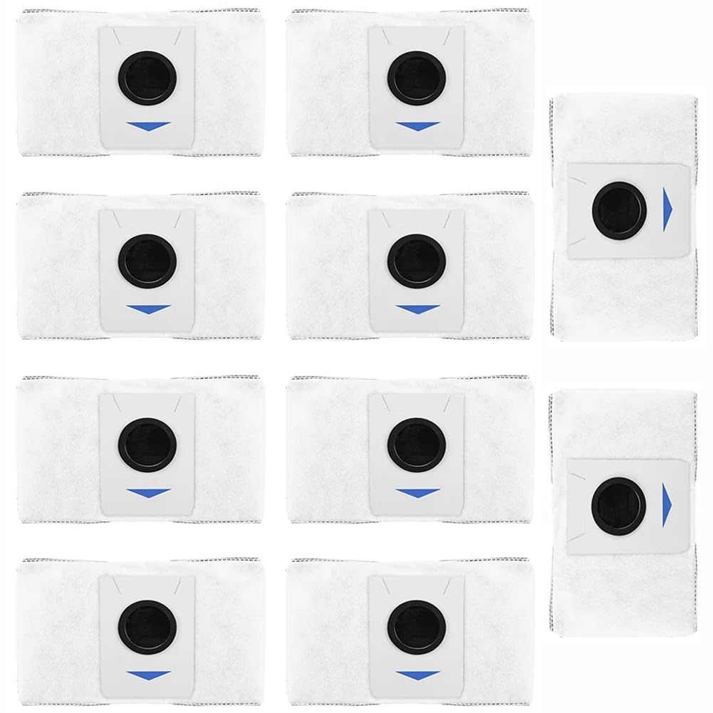 Photo 1 of 10 PCS Replacement Dust Bags for Deebot T20 Omni/Deebot X1 Omni/Deebot T10 Omni Robot Vacuum, Deebot T20 Omni Dust Bag