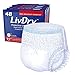 LivDry Adult XXL Incontinence Underwear, Extra Comfort Absorbency, Leak Protection, XX-Large, 48-Pack