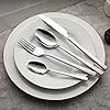 WUJO-Cutlery-Set-Stainless-Steel-Dinner-Set-32-Piece-DinnerwareTablewareSilverware-Set-Service-for-8-Person-Include-KnifeForkSpoonTeaspoon-Mirror-Polished-Dishwasher-Safe WUJO Cutlery Set, Stainless Steel Dinner Set, 32 Piece Dinnerware/Tableware/Silverware Set Service for 8 Person, Include…