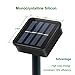 Prefer Green Solar String Lights 100 LED 33ft 8 Modes Copper Wire Lights Indoor/Outdoor Waterproof Decorative String Lights (Warm White)