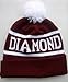 Diamond Supply Co Beanie Hats (White Wth Red)