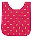 AM PM Kids! Pullover Bib, Hot Pink and Green Dot