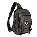 Vanlison Sling Bag Backpack Cross Body Messenger Bag Shoulder Backpack Travel Rucksack Black