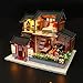 Per Miniature Dollhouse Kit Decorations with Lights and Furniture DIY House Craft Kits DIY Small House Model Puzzle Building Model Assembling Dollhouses for Adults and Kids