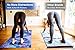 Ewedoos Yoga Towel with Anchor Fit Corners, 100% Microfiber Non Slip Yoga Towel, Super Soft, Sweat Absorbent, Ideal for Hot Yoga, Pilates and Workout (Bluepink)thumb 4