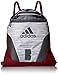 adidas Unisex Rumble Sackpack, Looper White/Onix/Collegiate Burgundy, ONE SIZE