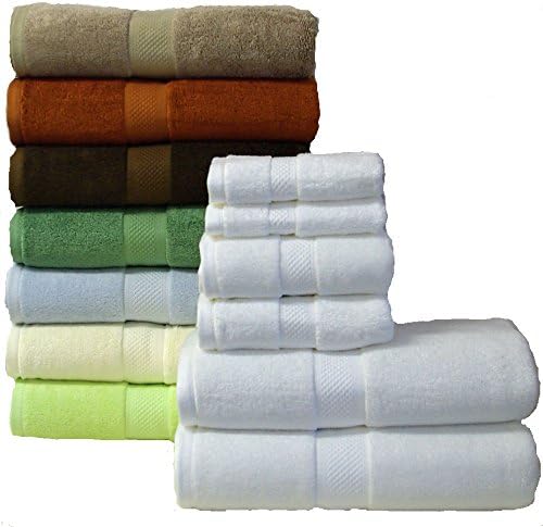 Ultra Soft 6 Piece Silky Bamboo Towel Set, Bamboo Blend Set Inludes Two Bath Towels, Two Hand Towels &amp; Two Wash Cloths, Copper Set