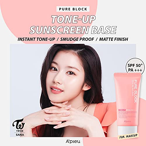 A'PIEU Pure Block Tone Up Sunscreen Base SPF50+/PA+++ 50ml ToneUp