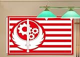 New California Brotherhood of Steel Red Fallout 4 Exclusive Flag 3x5 feet