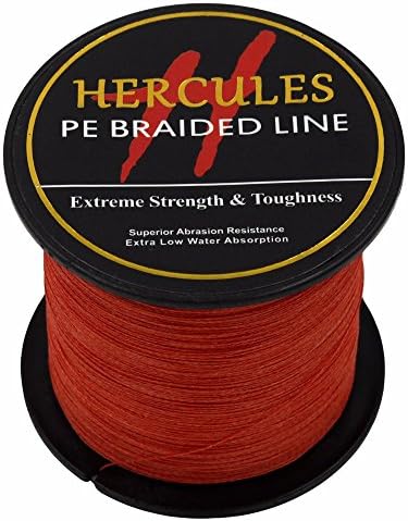Hercules Braided Fishing Line Superline PE 300m 328yds 6lb-100lb 4 Strands